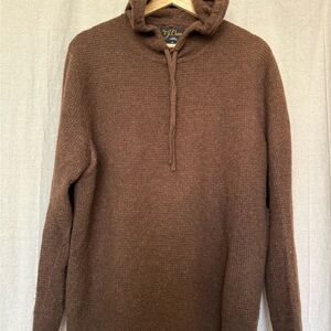 J. Crew Men's Turtleneck Sweater in Rich Brown
